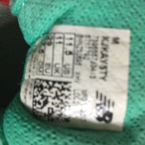 New Balance little girls sneakers size 11.5 gray with aqua excellent used shape - Picture 4 of 6